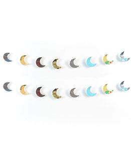 Recycled Cotton Garland - Moons
