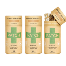 Natural Bamboo Bandages with aloe vera 25pck