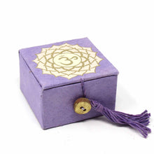 oos Mini Meditation Bowl Box: 2" Crown Chakra - Ecotienda La Chiwi