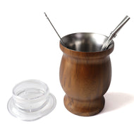 Yerba Mate set with bombilla - brown - Ecotienda La Chiwi