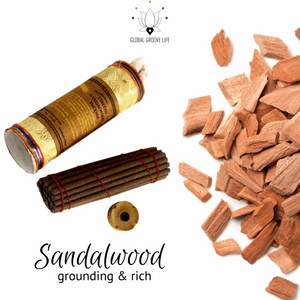Tibetan Traditional Incense - Sandalwood - Ecotienda La Chiwi