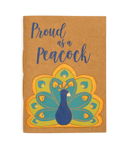 Tree-free Softbound Journal - Sassy Peacock