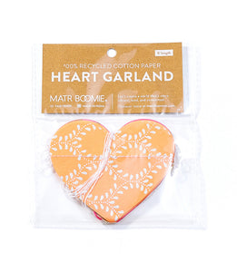 Recycled Cotton Garland - Hearts