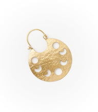 Rajani Moon Phase Gold hoop earrings