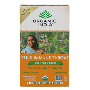 Tulsi Immune Throat - soothing fennel tea