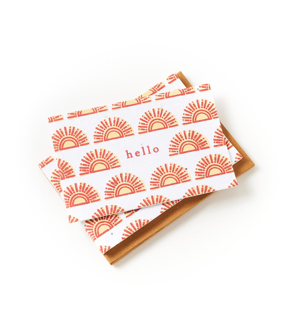 Amala Seed Paper Cards (Set of 6) - Hello Sunshine