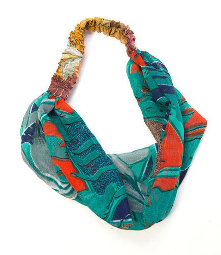 Upcycled Sari Cabana headband - assorted colors