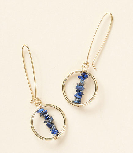 Shamani Sodalite drop earrings