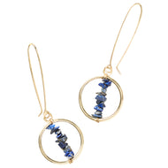 - Shamani Sodalite drop earrings - Ecotienda La Chiwi