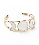 Rajani Moon Phase cuff - mother-of-pearl - Ecotienda La Chiwi