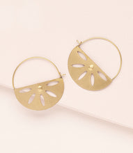 Chameli hoop earrings -  Gold Petals