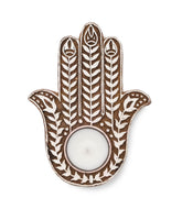 Aashiyana Hamsa wood votive holder - Ecotienda La Chiwi