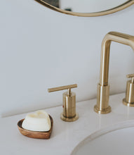 Lavender Heart herbal soap and dish set