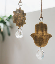 Surya Engraved Suncatcher - Hamsa hand