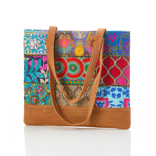 Recycled Sari Jangali tote