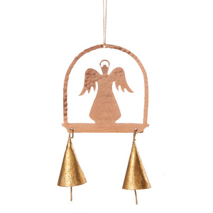 Copper Angel chime ornament