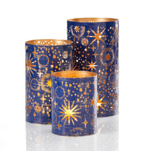 Recycled Iron Lanterns - Celestial (set of 3)