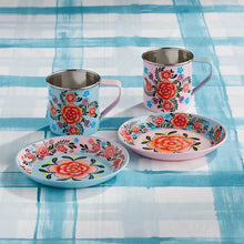 Stainless Steel Mug - pastel kashmiri