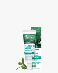 Tea Tree Oil & Neem Wintergreen Toothpaste - Travel Size (1oz)