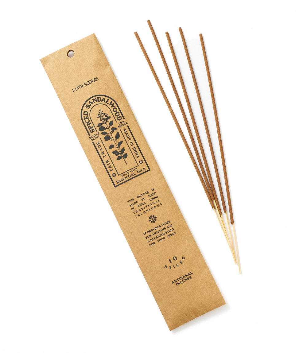 Artisanal Fair trade Incense - Spiced Sandalwood