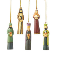 Folk Art Nativity Ornaments (set of 5) - Ecotienda La Chiwi