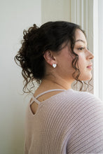 Rajani Heart earring set - mother of pearl