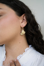 Sayuri drop earrings - ginkgo leaf