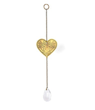 Surya Engraved suncatcher - eye heart
