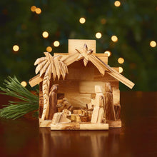 Olive Wood Creche (pesebre de olivo)