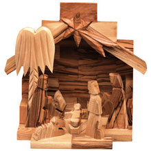 Olive Wood Creche (pesebre de olivo)