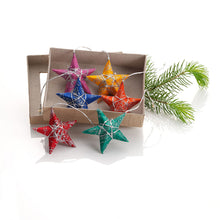 Wishing Stars ornaments (set of 6) with box