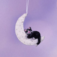 Felt Ornament - Kitty Moon - Ecotienda La Chiwi