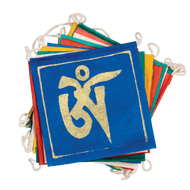 Lokta Paper Prayer Flags - sacred mantra - Ecotienda La Chiwi