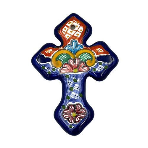 Cruz Mexicana en cerámica pintada - Variedad