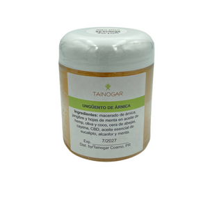 Ungüento Natural de Árnica +hemp oils 4oz