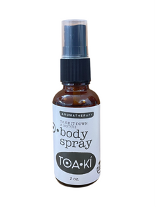 Aromatherapy body spray - down a notch