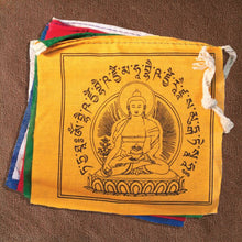 Silk Printed Prayer Flags - small medicine buddha