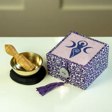 Mini Meditation Bowl w Box: 2" Spiral Goddess