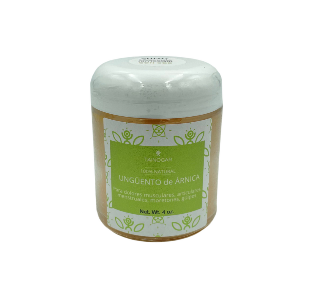 Ungüento Natural de Árnica +hemp oils 4oz