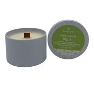 Vela natural de soya (4oz) - Ylang Ylang - Ecotienda La Chiwi