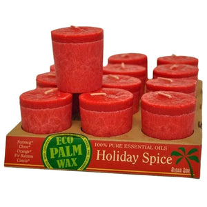 ecoCandle Coconut Wax Votive  - HOLIDAY SPICE