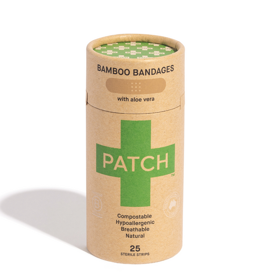Natural Bamboo Bandages with aloe vera 25pck