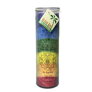 Rainbow Sri Yantra Eco Palm Wax candle (16oz) - Ecotienda La Chiwi