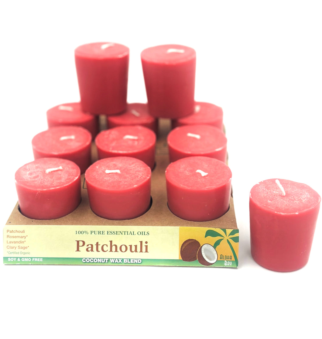 ecoCandle Coconut Wax Votive - Patchouli