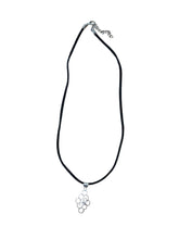 Beehive silver necklace