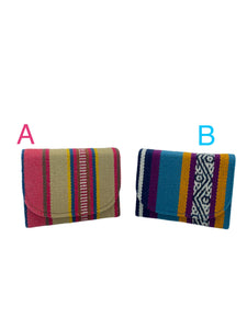 Billetera cuadrada en aguayo - variedad
