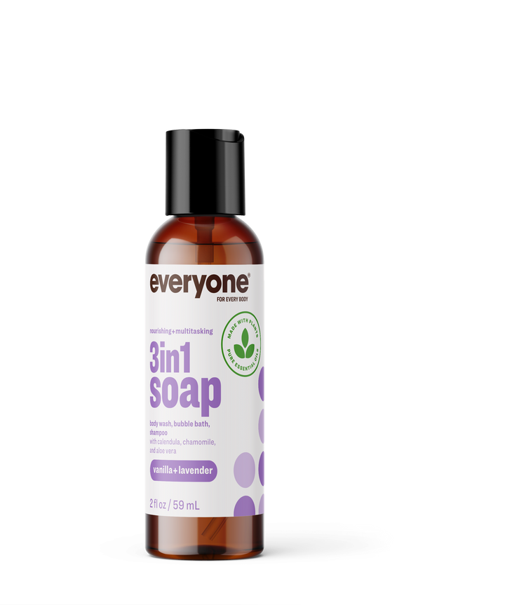 3in1 Travel Soap 2oz - Vanilla + Lavender