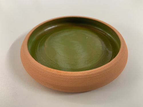 Platillo de cerámica para velas