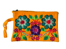 Bolso cosmético de flores en aguayo - Ecotienda La Chiwi