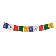 Tibetan prayer flags - OM (string of 10) - Ecotienda La Chiwi